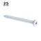 Prime-Line Sheet Metal Screw, #8 x 2 in, Zinc Plated Pan Head Phillips Drive, 25 PK 9154965 - alternate 2
